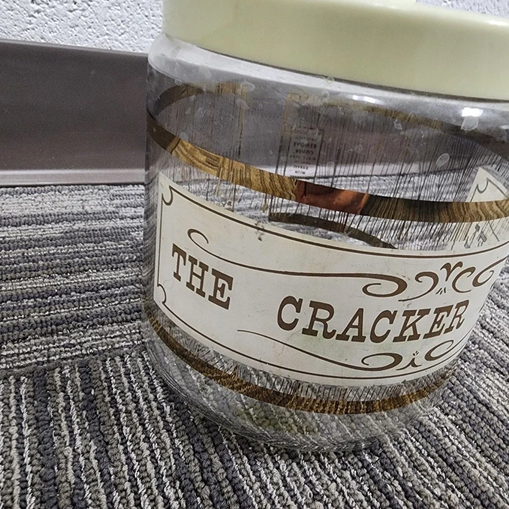 PYREX MCM Vintage Oven Safe Jar‎ 18k Trim 